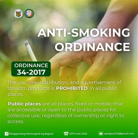 anti smoking ordinance baguio city|Baguio collects over P700.